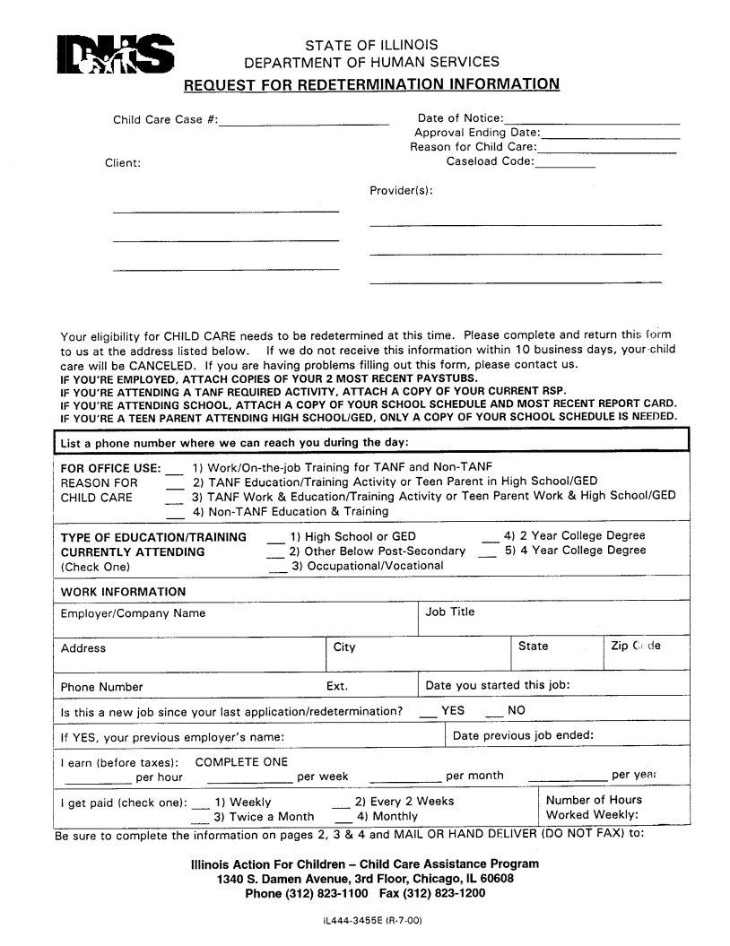 Kids Redetermination ≡ Fill Out Printable PDF Forms Online
