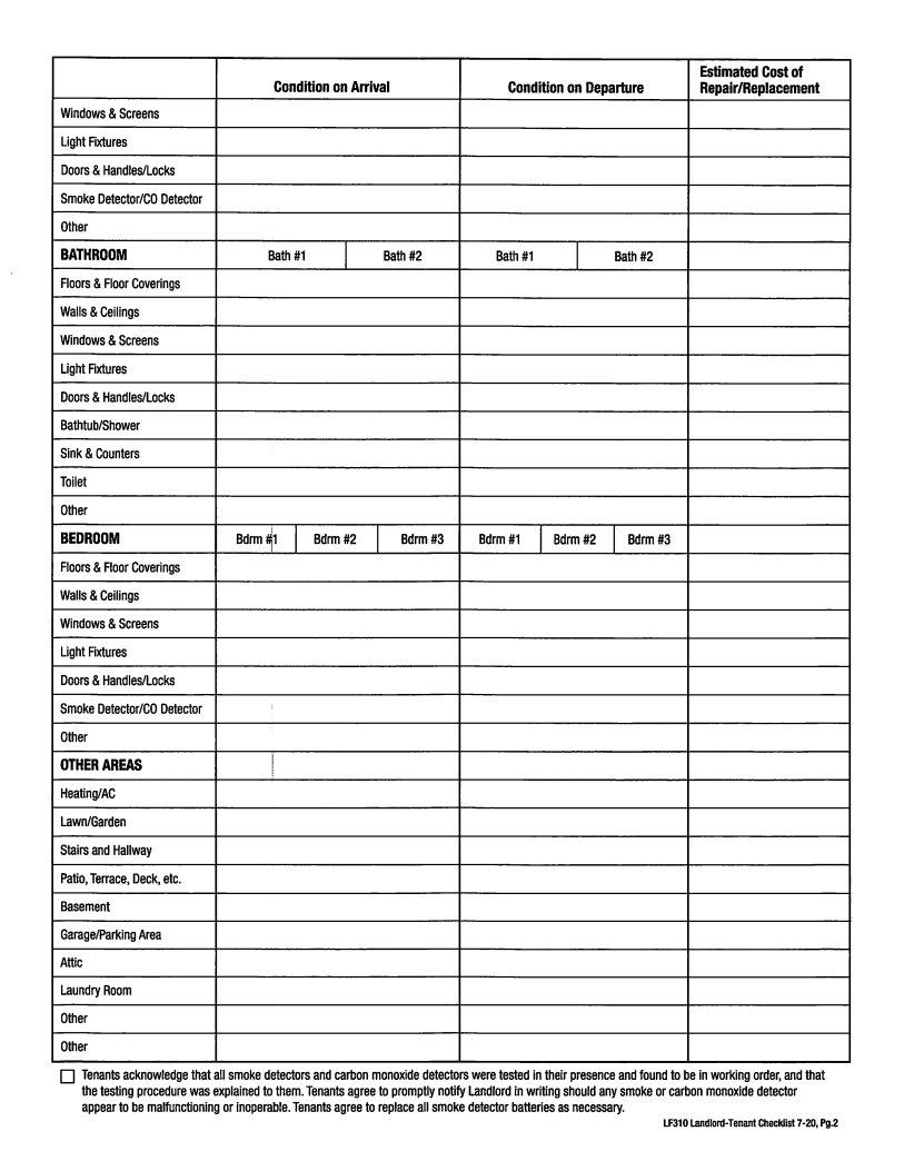 Lf310 Residential Lease ≡ Fill Out Printable PDF Forms Online