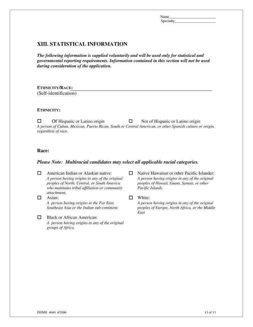 Maryland Credentialing Application Pdf Form Formspal 8541