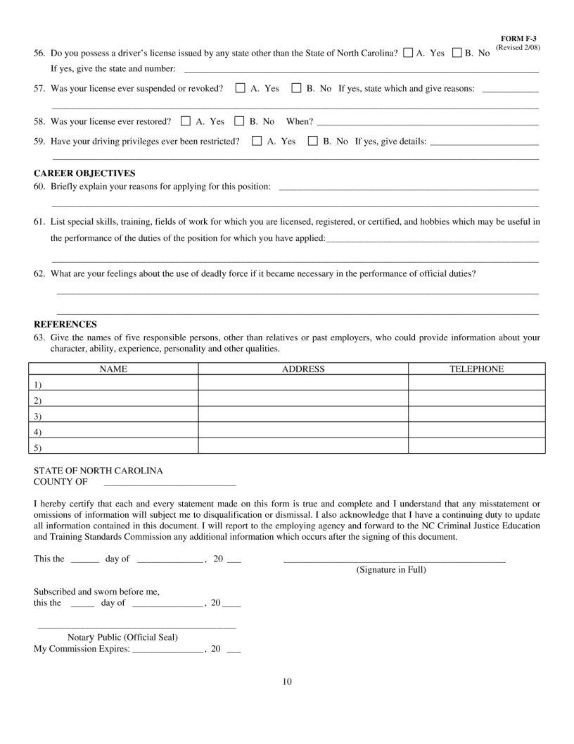 Nc F3 Fillable Form ≡ Fill Out Printable PDF Forms Online