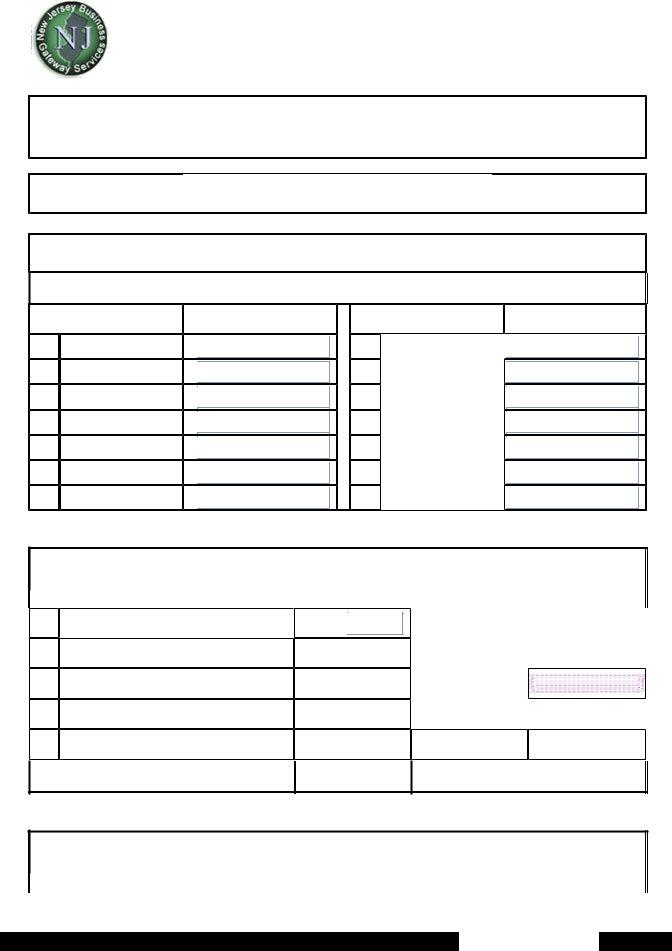 Nj Form 927 W Fill Out Printable PDF Forms Online