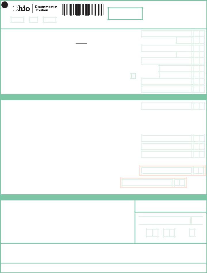 Ohio Form It 1040Ez ≡ Fill Out Printable PDF Forms Online