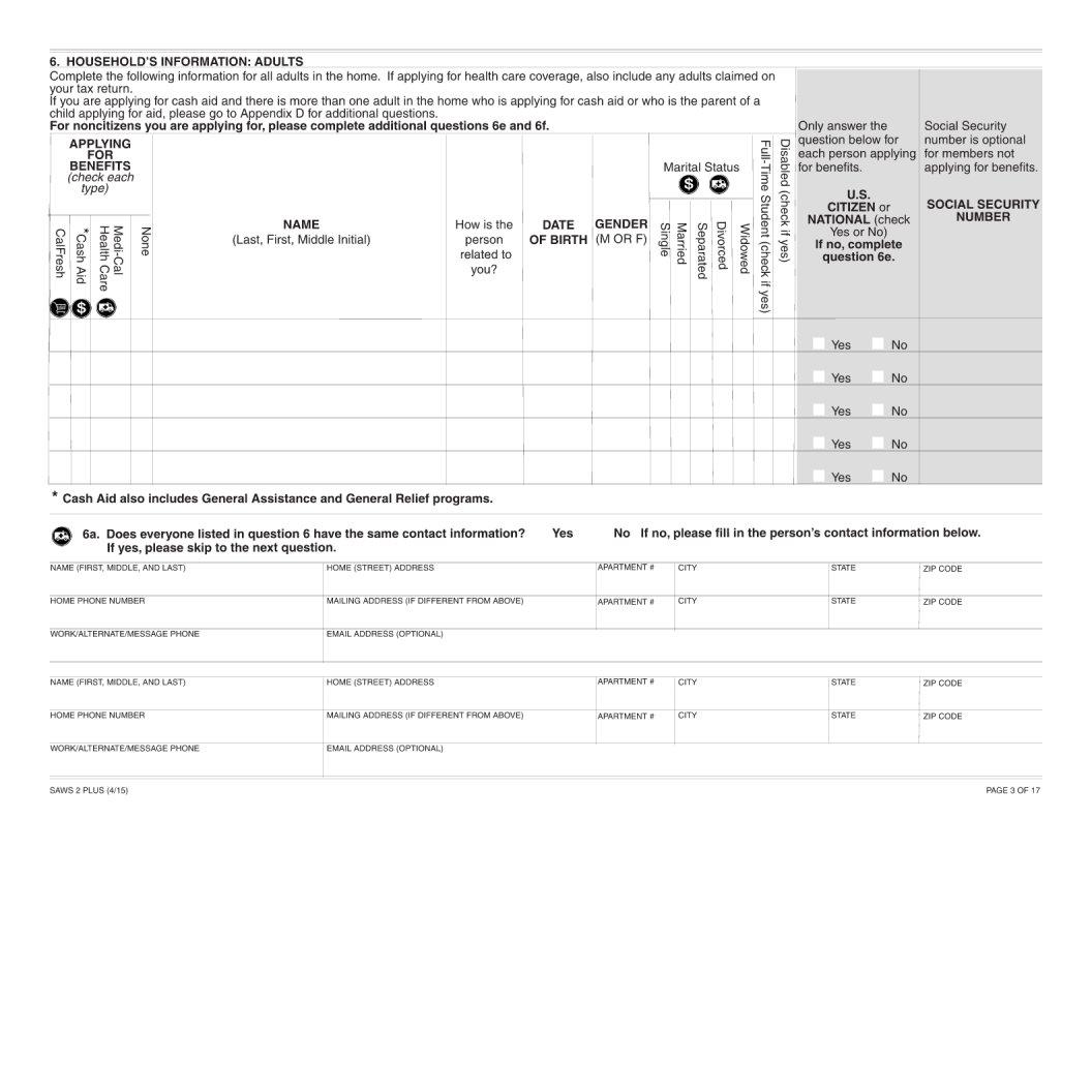 Saws 2 Plus ≡ Fill Out Printable Pdf Forms Online