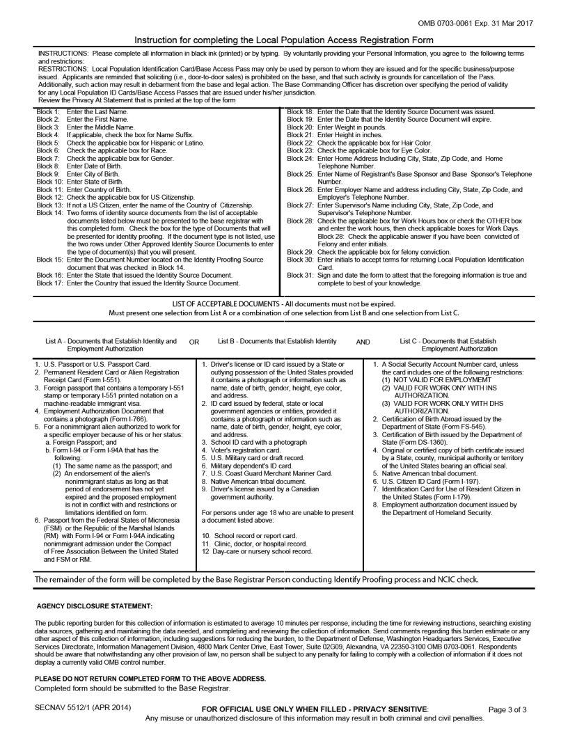 Secnav 5512 1 Form Fill Out Printable PDF Forms Online
