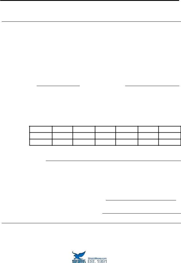 Shiekh Shoes Application Form ≡ Fill Out Printable PDF Forms Online