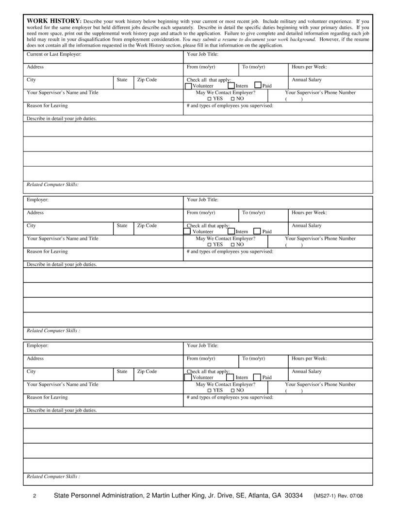 State Of Georgia Application Ms27 1 Pdf Form Formspal 4229