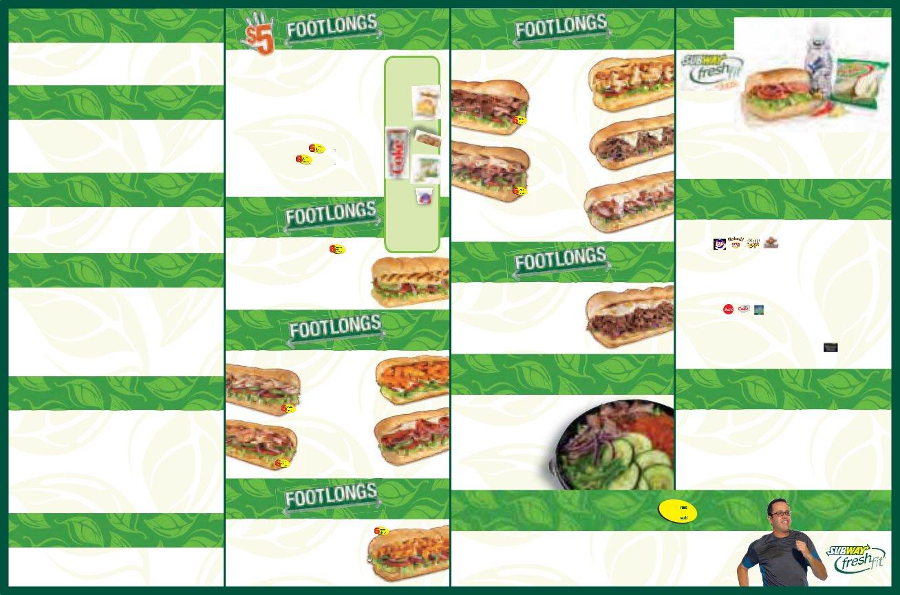 Subway Order Form ≡ Fill Out Printable PDF Forms Online