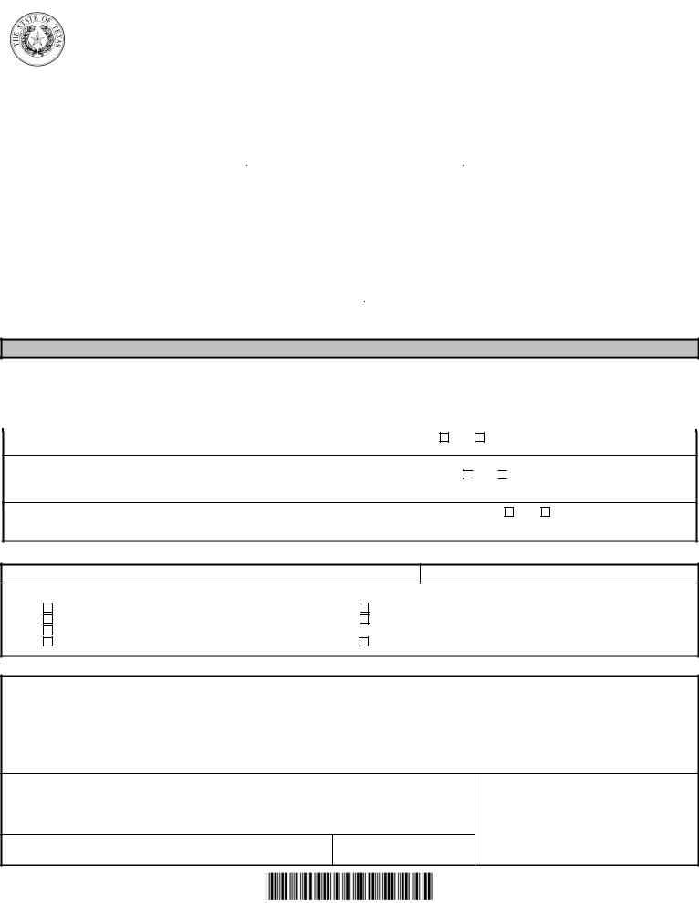 Texas Form Dwc022 ≡ Fill Out Printable Pdf Forms Online 8524
