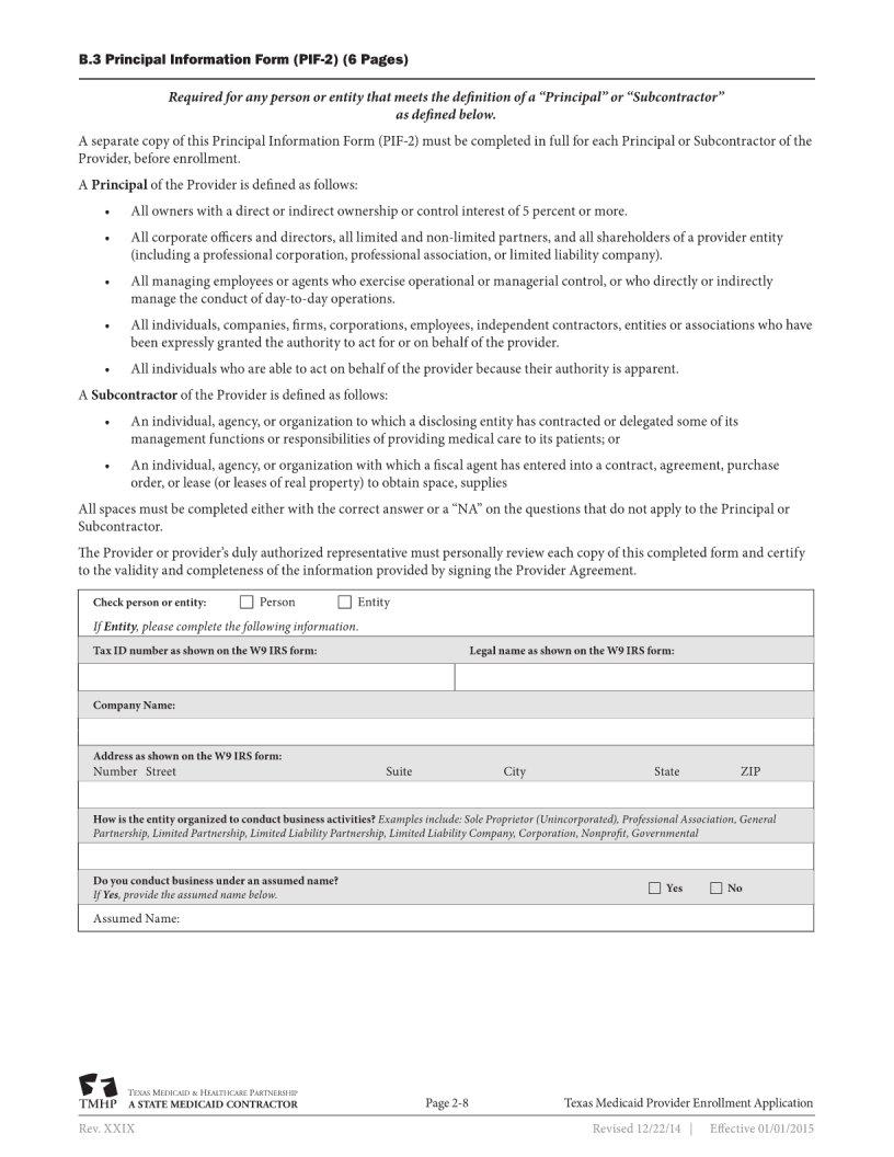 Texas Medicaid Provider Application Pdf Form Formspal 4862