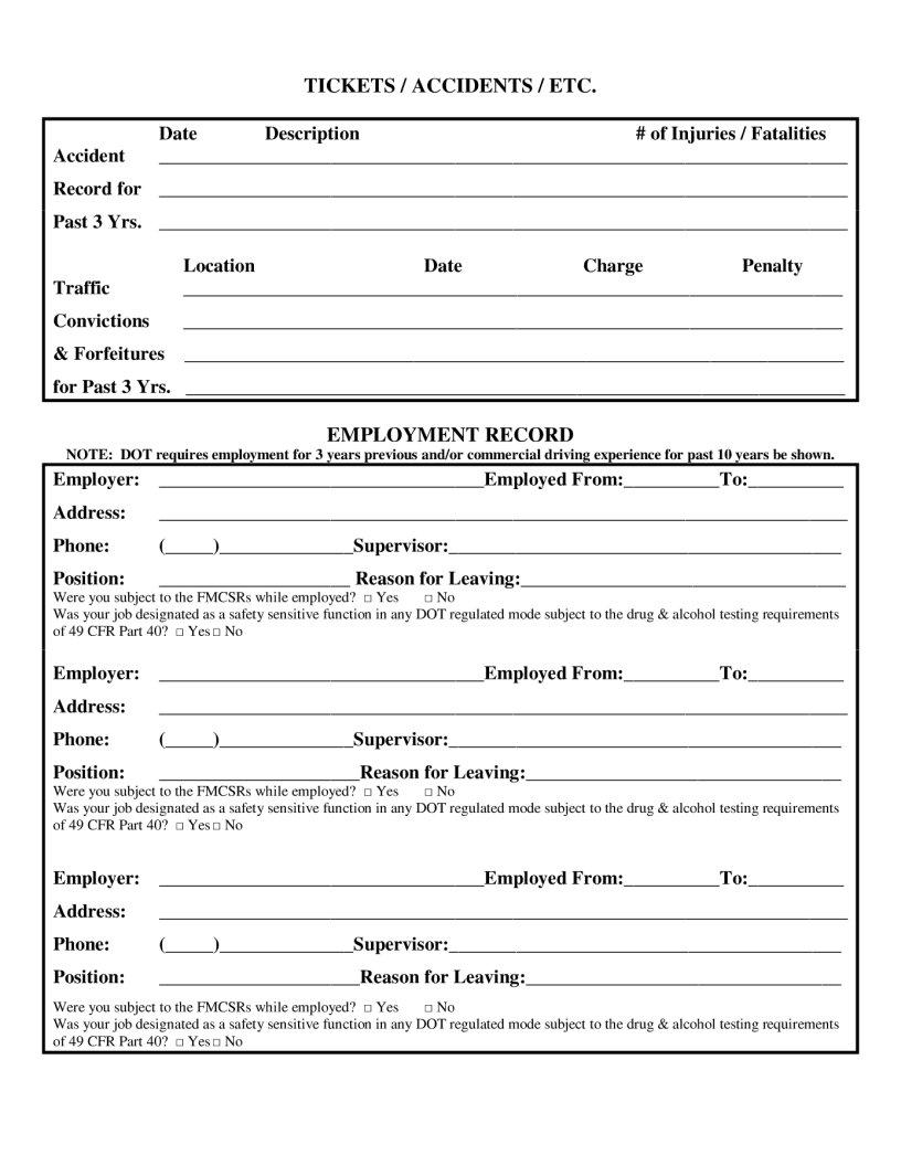 free-truck-driver-employment-application-template-printable-templates