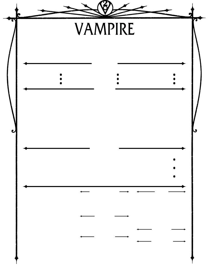 V20 Character Sheet ≡ Fill Out Printable Pdf Forms Online 