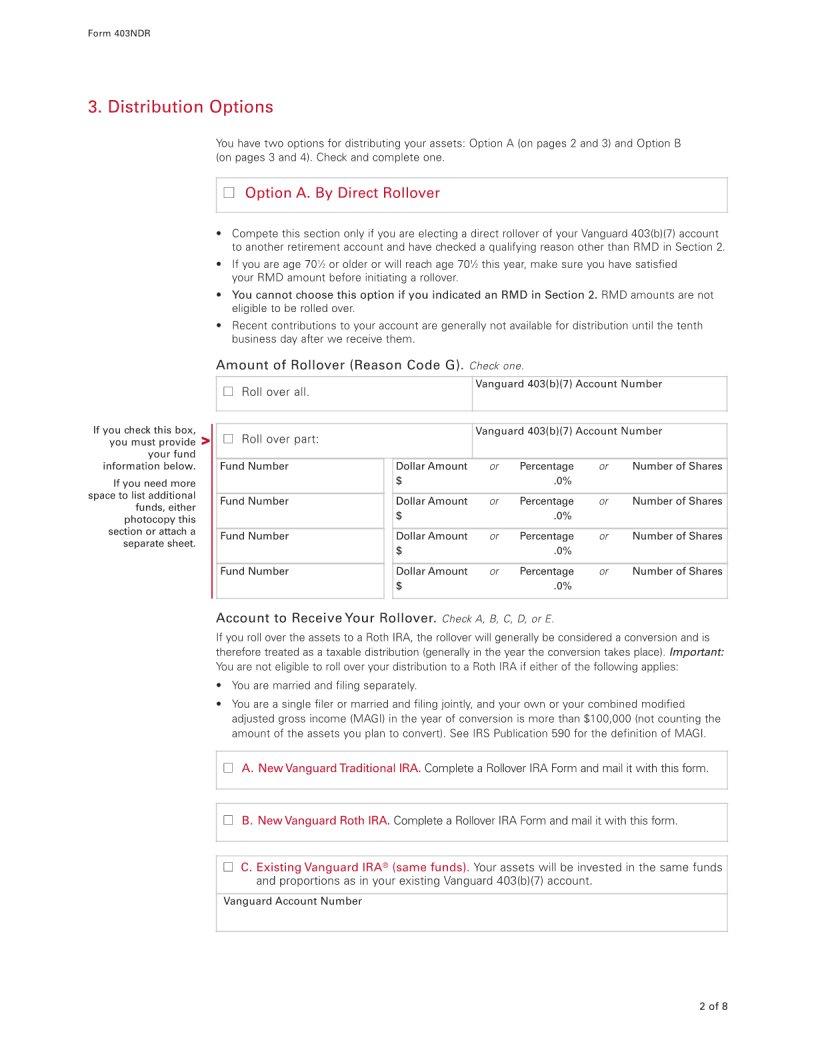 Vanguard 403 B Form ≡ Fill Out Printable PDF Forms Online