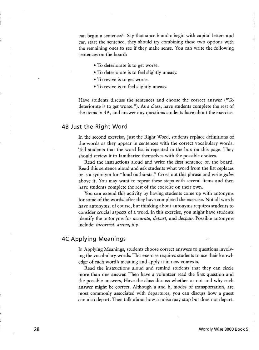 Wordly Wise 3000 Book 5 ≡ Fill Out Printable PDF Forms Online