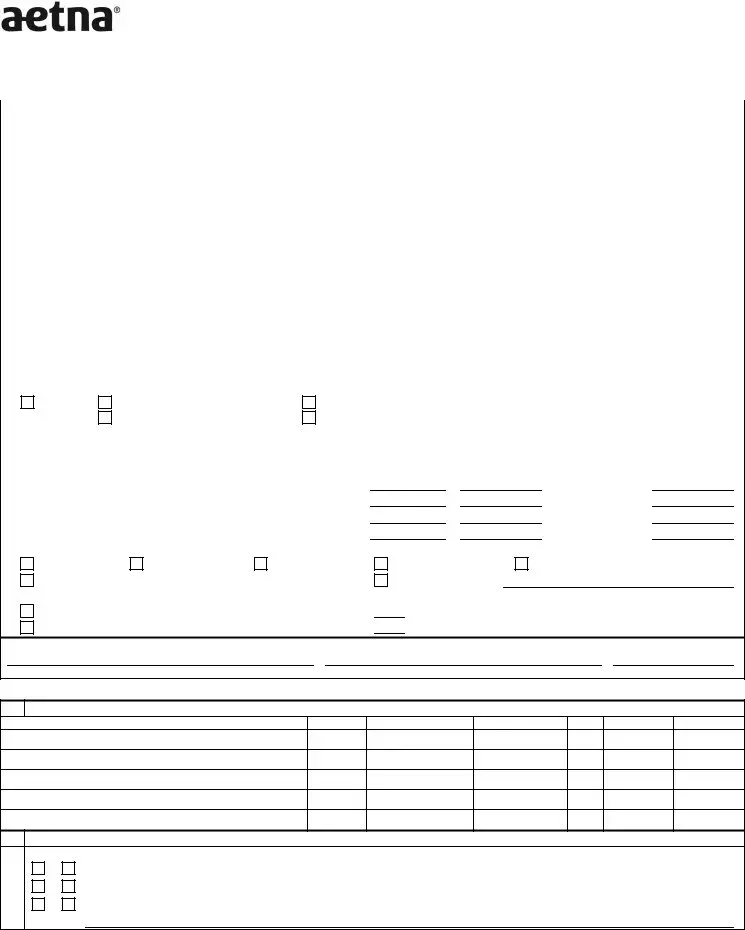 Aetna Eoi Form ≡ Fill Out Printable Pdf Forms Online 0829