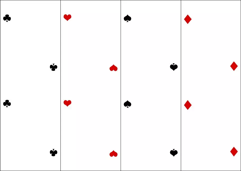 Blank Playing Cards ≡ Fill Out Printable PDF Online