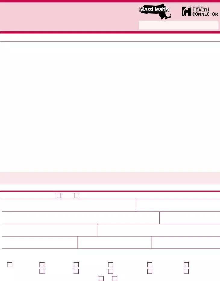 Form Masshealth ≡ Fill Out Printable Pdf Forms Online