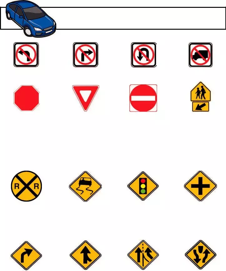 Road Sign Test Missouri Fill Out Printable PDF Forms Online