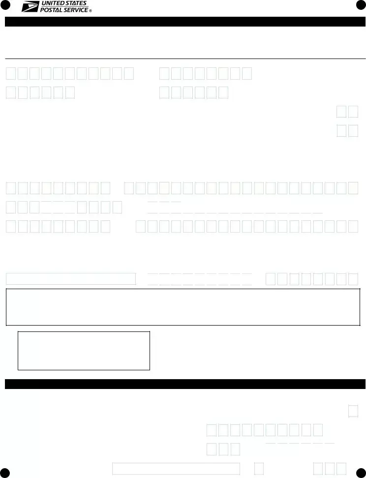Usps 6401 Form Fill Out Printable PDF Forms Online