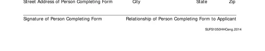 How one can fill out verification sufs portion 3