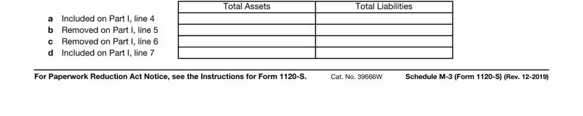 Writing part 3 of form 1065 schedule m 3