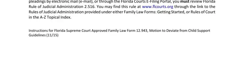 12 florida court form completion process clarified (portion 1)