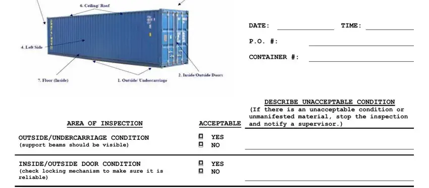 7-Point CTPAT Container Inspection Checklist Form completion process clarified (part 1)