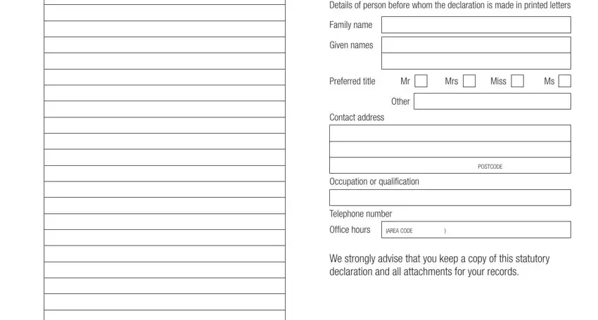 A way to fill in form 888 partner visa step 5