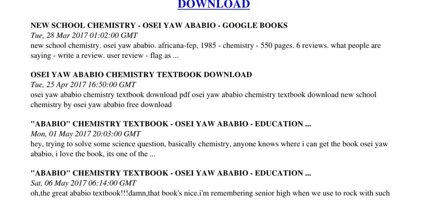 Filling in section 1 in new school chemistry textbook pdf download
