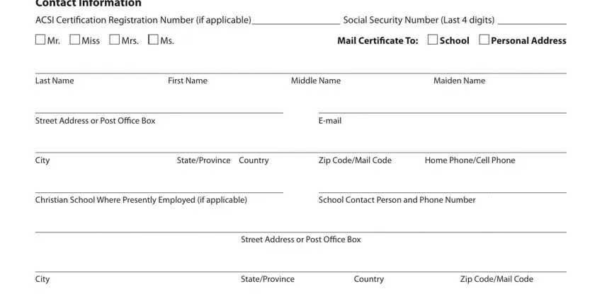 Acsi Certification Renewal PDF Form FormsPal