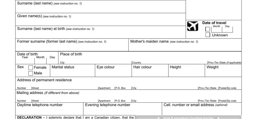 How to fill out printable passport application 2019 part 2