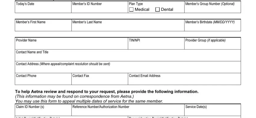 Part number 1 of submitting aetna practitioner and provider complaint and appeal request