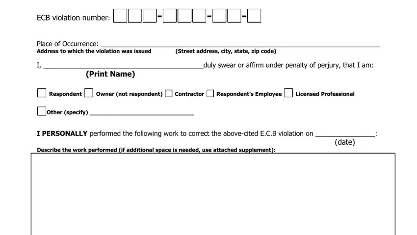 Step # 1 for filling out aeu20 pdf