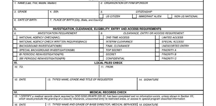 How one can fill out 2583 form step 1