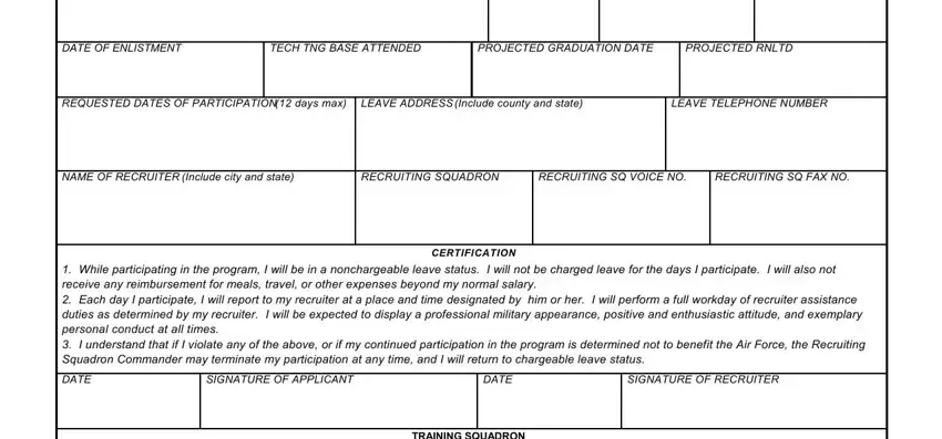 air force rap form 1327 completion process detailed (portion 1)