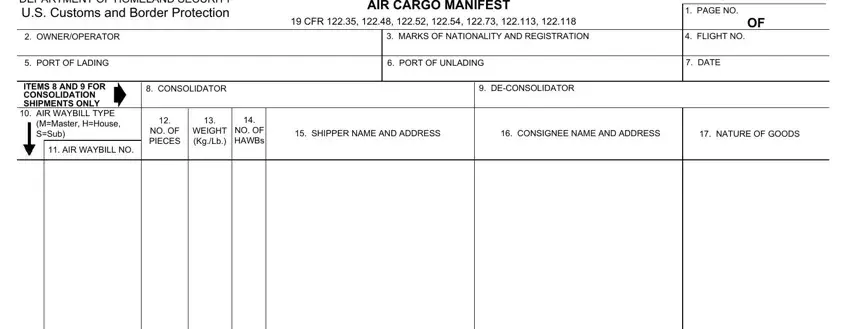 form 7509 completion process clarified (stage 1)