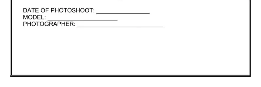 The way to complete model 2257 form part 5