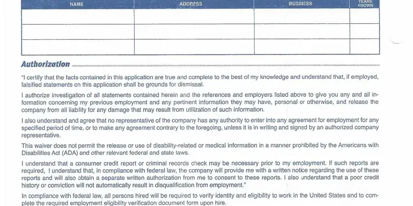 Writing part 4 in application for employment 9661
