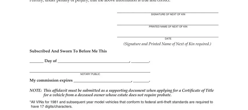 Part # 2 of submitting alabama department of revenue form mvt 5 6