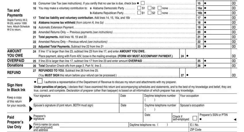 alabama form 40 conclusion process outlined (stage 2)