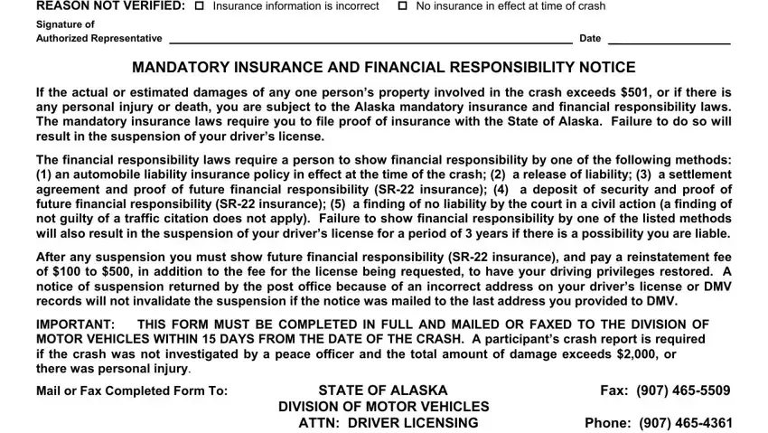 PO BOX , Phone  , and MANDATORY INSURANCE AND FINANCIAL inside form certificate insurance