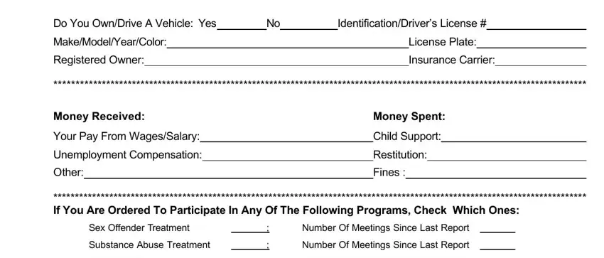 Step number 2 in submitting probation paperwork