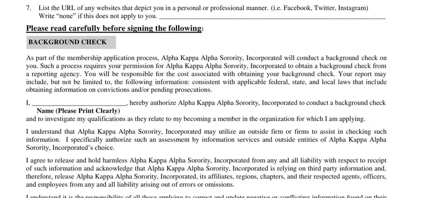 BACKGROUND CHECK, Write none if this does not apply, and Please read carefully before of alpha kappa alpha mip test 2021