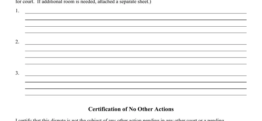 NJ Civil Action Answer Form completion process detailed (part 4)