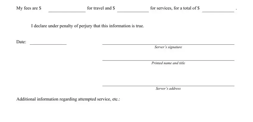 federal subpoena form ao 88a conclusion process described (portion 4)