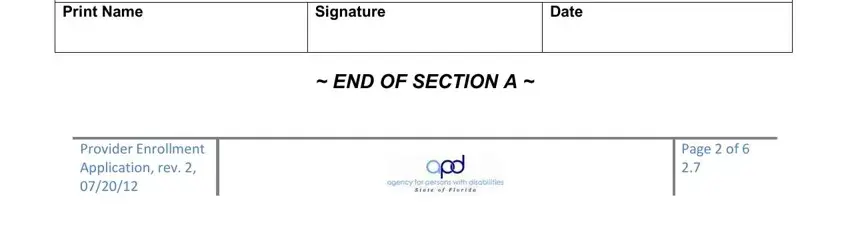 Stage no. 4 in submitting apd florida printable forms