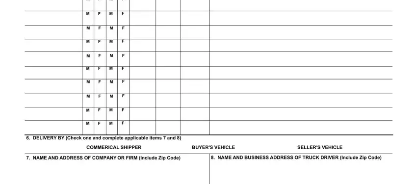 Guidelines on how to fill out form omb no 0579 0349 step 2