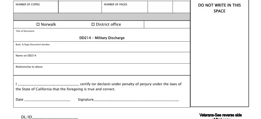 Applicant Form Dd 214 writing process described (part 1)