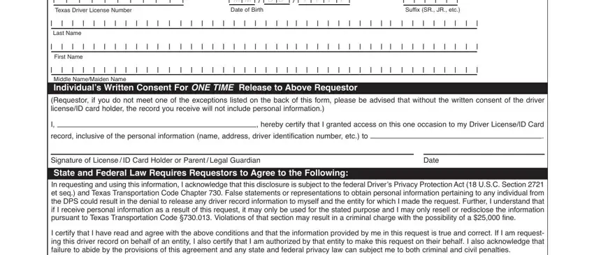 texas application record completion process explained (stage 2)