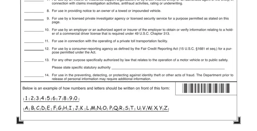 connection with claims, pose permitted under the Act, and Below is an example of how numbers inside texas application record