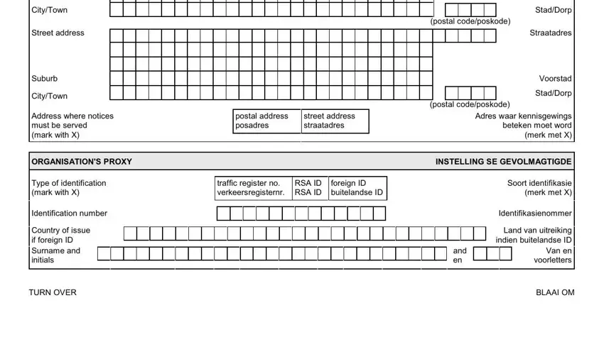 Completing section 2 of motor vehicle licence renewal form